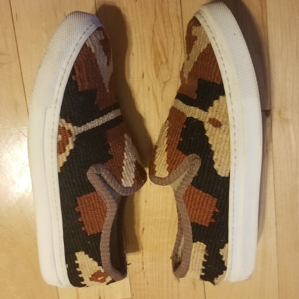 Res Ipsa Kilim Rug style slip on sneakers - Picture 4 of 7